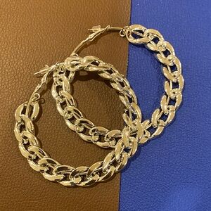 Elegant Silver Hoop Earrings